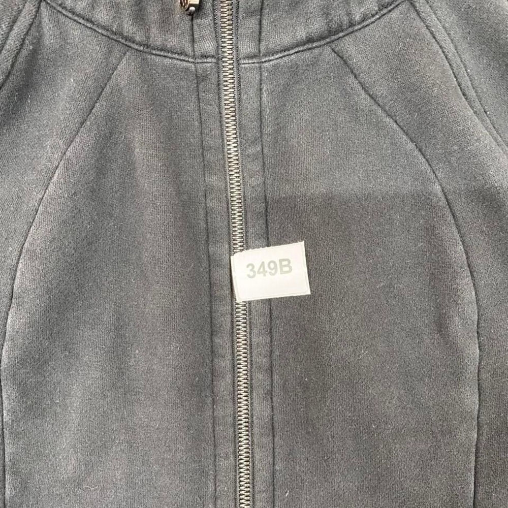 Lululemon Black‎ Scuba Full Zip Hoodie Y2K Women's Size 12 - Picture 7 of 7